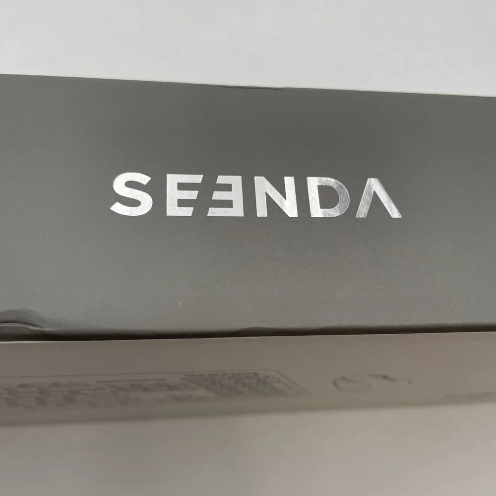 Seenda Wireless Keyboard and Mouse, USB &Type C 2-in 1 Receiver  Full Size White